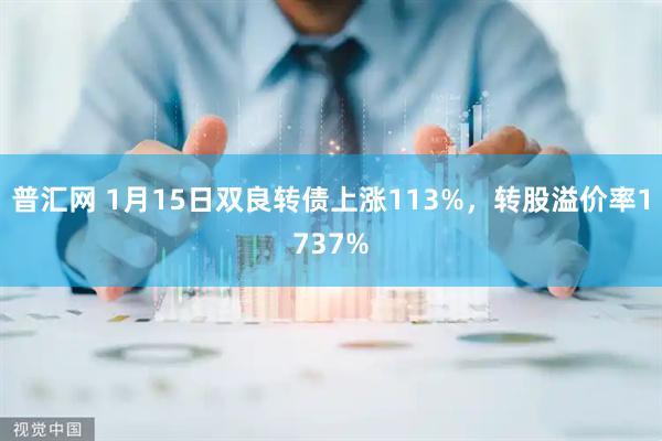 普汇网 1月15日双良转债上涨113%，转股溢价率1737%