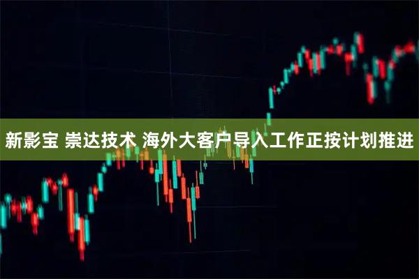 新影宝 崇达技术 海外大客户导入工作正按计划推进